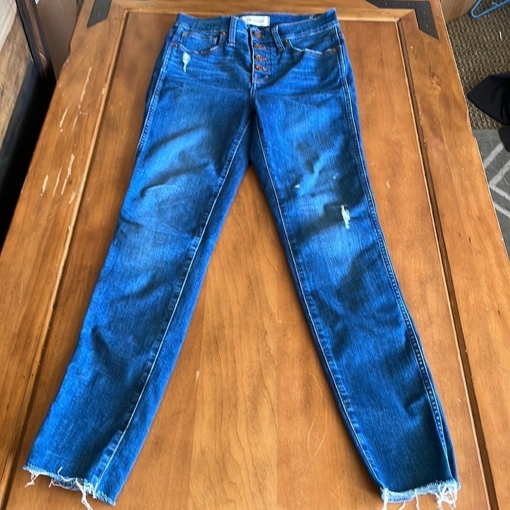 MADEWELL 10” High Rise Skinny Jeans Size 26